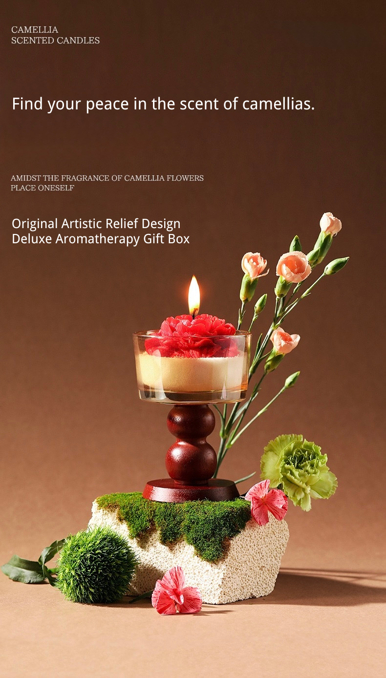 Camellia Bloom Scented Candle Gift Set