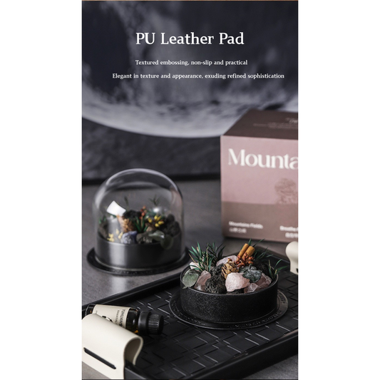 Wild Sanctuary Crystal Aromatherapy Diffuser – Natural Flame-Free Crystal Aroma Set with Essential Oil, Glass Dome & Gift Box – Zen-Inspired Home Decor & Long-Lasting Fragrance