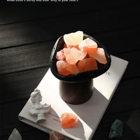 Natural Crystal Aroma Diffuser Gift Set – No-Flame Essential Oil Aromatherapy, Elegant Home Decor, Long-Lasting Fragrance, Perfect Romantic Gift