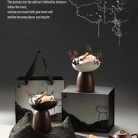 Natural Crystal Aroma Diffuser Gift Set – No-Flame Essential Oil Aromatherapy, Elegant Home Decor, Long-Lasting Fragrance, Perfect Romantic Gift