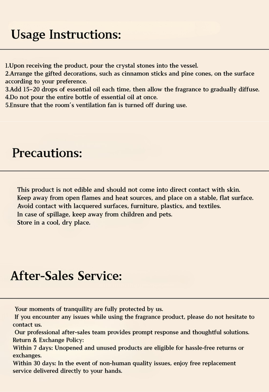 Red Luck Crystal Diffuser Gift Set – Flameless Home Fragrance with Oriental Silk-Velvet Design