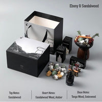 Natural Crystal Aroma Diffuser Gift Set – No-Flame Essential Oil Aromatherapy, Elegant Home Decor, Long-Lasting Fragrance, Perfect Romantic Gift