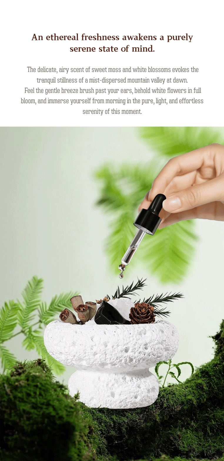 Pure Essence Crystal Aromatherapy Gift Set – Handcrafted Stone Diffuser with Natural Crystals, Botanical Accents & Essential Oil | A Luxury Flame-Free Aroma Ritual