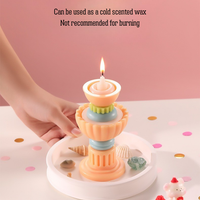 DIY Wishing Pool Scented Candle Gift Set – Soy Wax, Shell & Crystal Accessories, Aromatherapy Home Decor