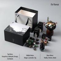 Natural Crystal Aroma Diffuser Gift Set – No-Flame Essential Oil Aromatherapy, Elegant Home Decor, Long-Lasting Fragrance, Perfect Romantic Gift