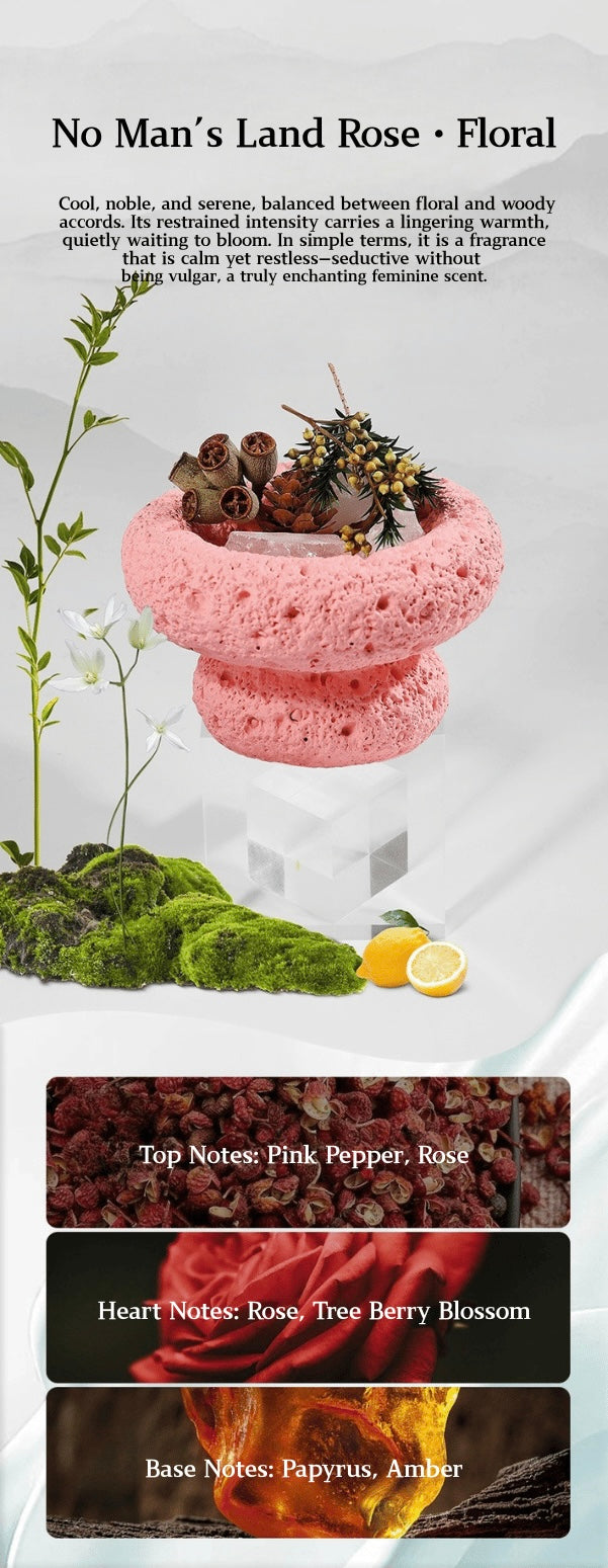 Pure Essence Crystal Aromatherapy Gift Set – Handcrafted Stone Diffuser with Natural Crystals, Botanical Accents & Essential Oil | A Luxury Flame-Free Aroma Ritual