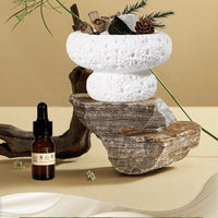 Pure Essence Crystal Aromatherapy Gift Set – Handcrafted Stone Diffuser with Natural Crystals, Botanical Accents & Essential Oil | A Luxury Flame-Free Aroma Ritual