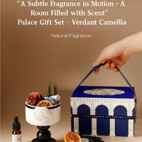 Starlight Crystal Diffuser Gift Set – Flameless Home Fragrance with Oriental Ceramic Design