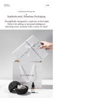 Volcanic Stone Crystal Diffuser – Natural Lava Rock Aromatherapy Ornament with Essential Oil, Long-Lasting Home Fragrance Decor