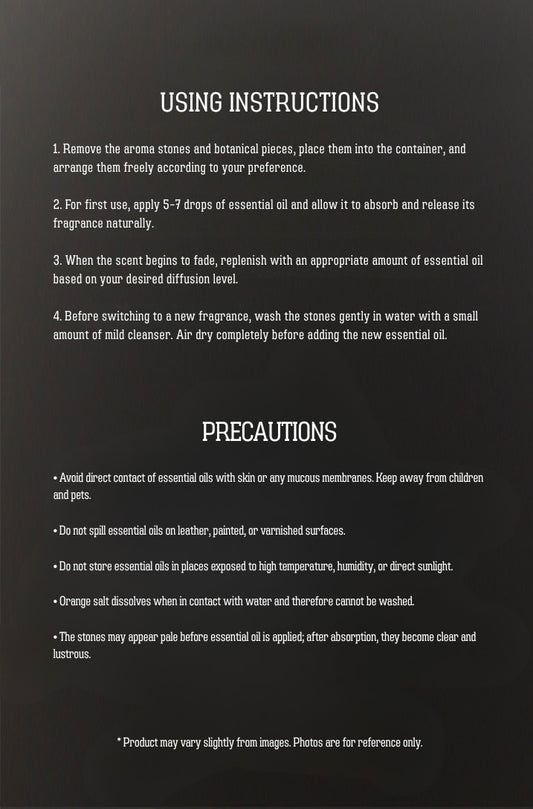 Natural Crystal Aroma Diffuser Gift Set – No-Flame Essential Oil Aromatherapy, Elegant Home Decor, Long-Lasting Fragrance, Perfect Romantic Gift