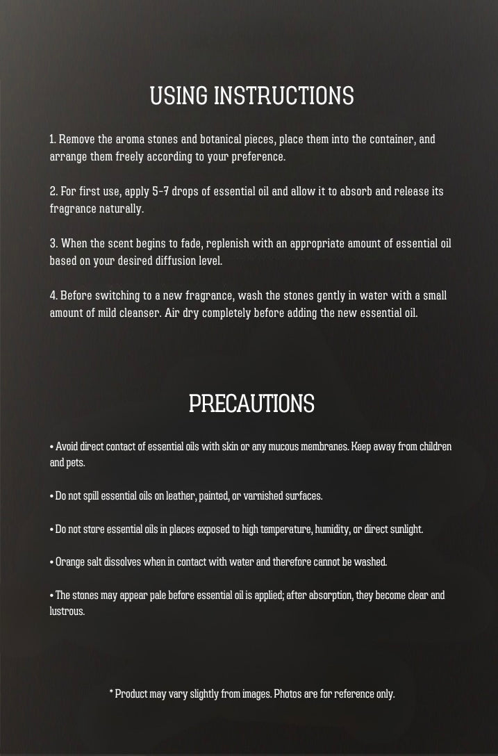 Natural Crystal Aroma Diffuser Gift Set – No-Flame Essential Oil Aromatherapy, Elegant Home Decor, Long-Lasting Fragrance, Perfect Romantic Gift