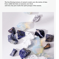 Wild Sanctuary Crystal Aromatherapy Diffuser – Natural Flame-Free Crystal Aroma Set with Essential Oil, Glass Dome & Gift Box – Zen-Inspired Home Decor & Long-Lasting Fragrance