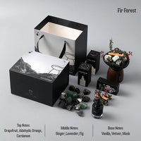 Natural Crystal Aroma Diffuser Gift Set – No-Flame Essential Oil Aromatherapy, Elegant Home Decor, Long-Lasting Fragrance, Perfect Romantic Gift