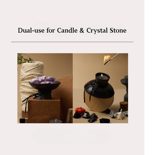 Natural Crystal Stone Aromatherapy Set – Crystal Diffuser with Essential Oils and Scented Candle for Home Fragrance & Relaxation