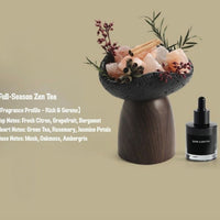 Natural Crystal Aroma Diffuser Gift Set – No-Flame Essential Oil Aromatherapy, Elegant Home Decor, Long-Lasting Fragrance, Perfect Romantic Gift