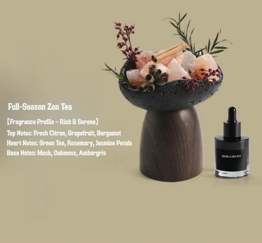 Natural Crystal Aroma Diffuser Gift Set – No-Flame Essential Oil Aromatherapy, Elegant Home Decor, Long-Lasting Fragrance, Perfect Romantic Gift