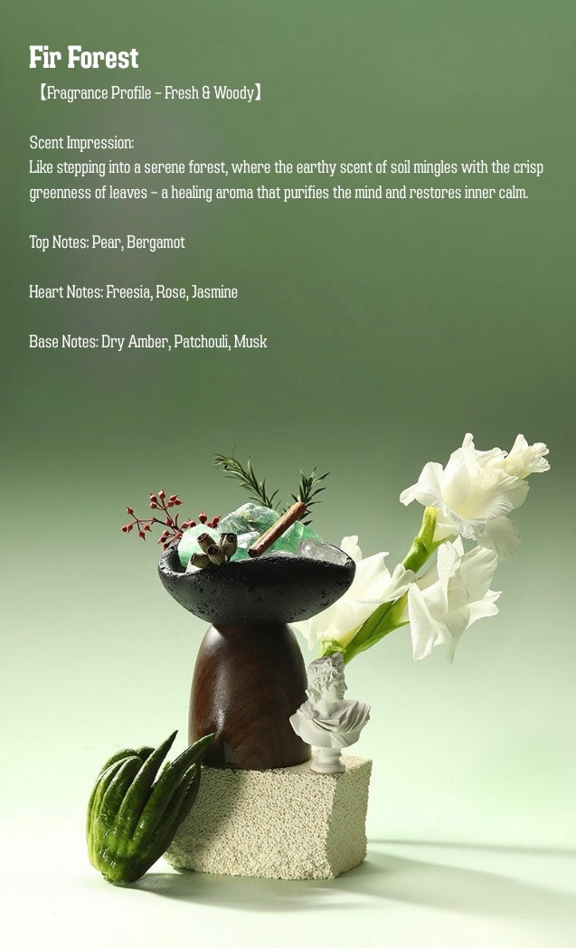 Natural Crystal Aroma Diffuser Gift Set – No-Flame Essential Oil Aromatherapy, Elegant Home Decor, Long-Lasting Fragrance, Perfect Romantic Gift