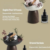 Natural Crystal Aroma Diffuser Gift Set – No-Flame Essential Oil Aromatherapy, Elegant Home Decor, Long-Lasting Fragrance, Perfect Romantic Gift