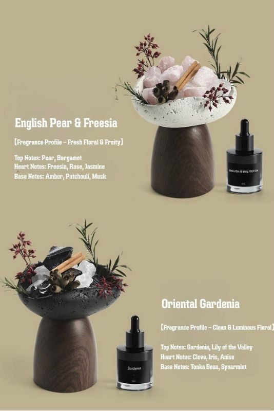 Natural Crystal Aroma Diffuser Gift Set – No-Flame Essential Oil Aromatherapy, Elegant Home Decor, Long-Lasting Fragrance, Perfect Romantic Gift