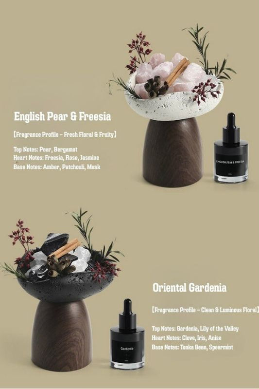 Natural Crystal Aroma Diffuser Gift Set – No-Flame Essential Oil Aromatherapy, Elegant Home Decor, Long-Lasting Fragrance, Perfect Romantic Gift