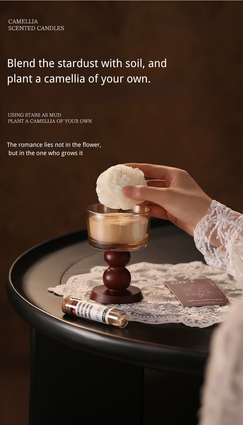 Camellia Bloom Scented Candle Gift Set