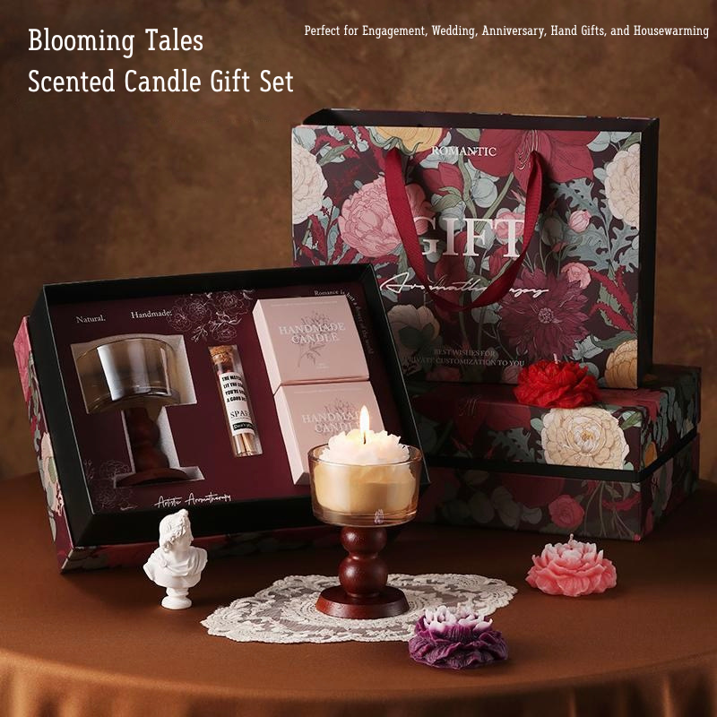 Camellia Bloom Scented Candle Gift Set