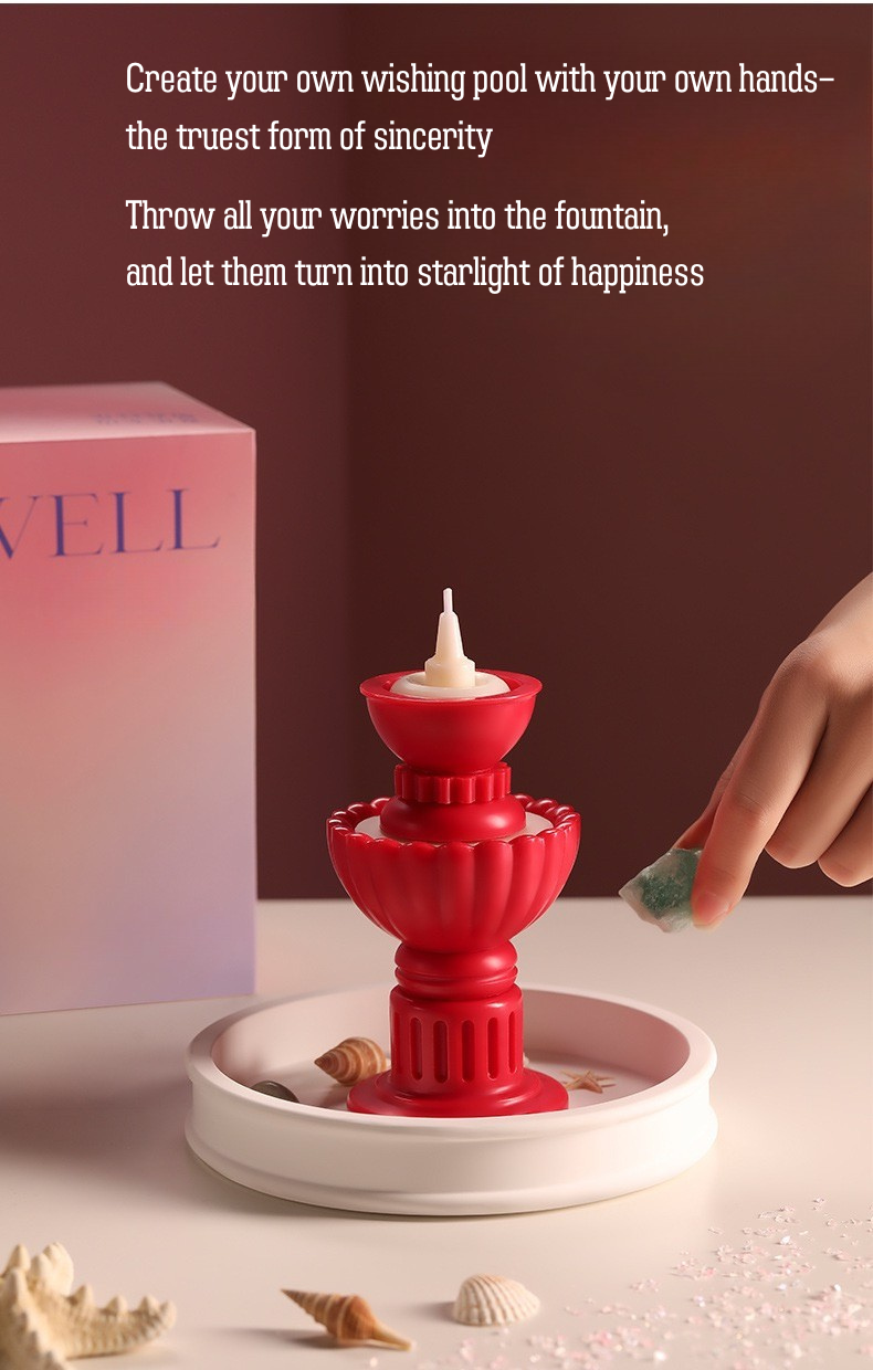 DIY Wishing Pool Scented Candle Gift Set – Soy Wax, Shell & Crystal Accessories, Aromatherapy Home Decor