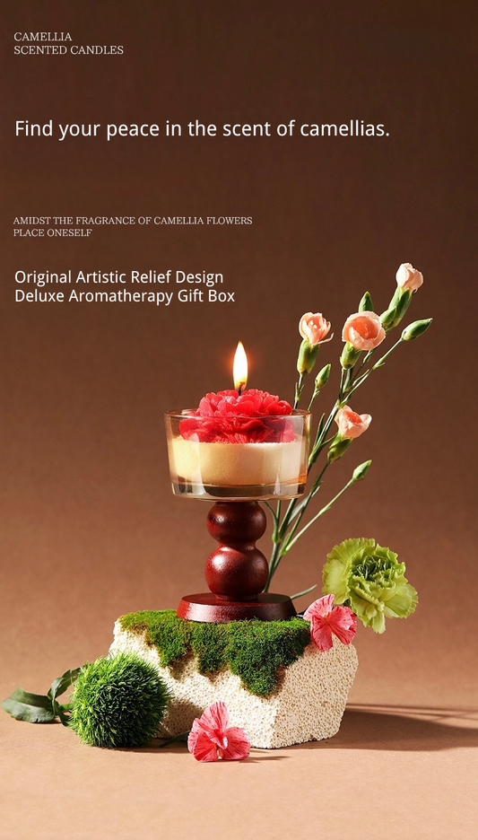 Camellia Bloom Scented Candle Gift Set