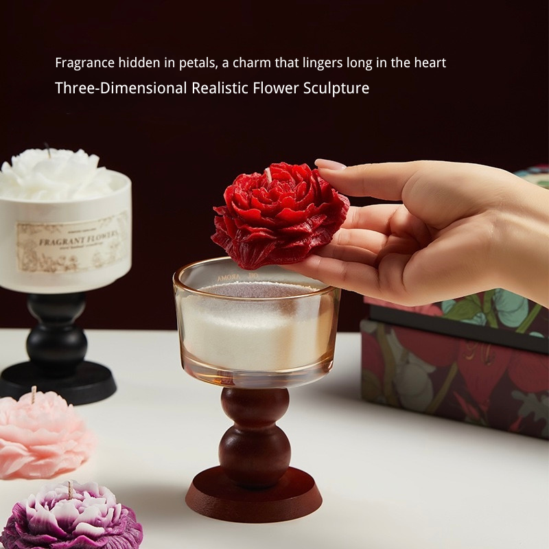 Camellia Bloom Scented Candle Gift Set