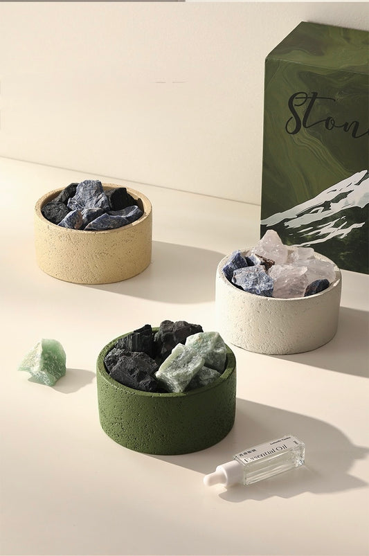 Rock & Crystal Aromatherapy Gift Set – A Creative Fragrance Souvenir