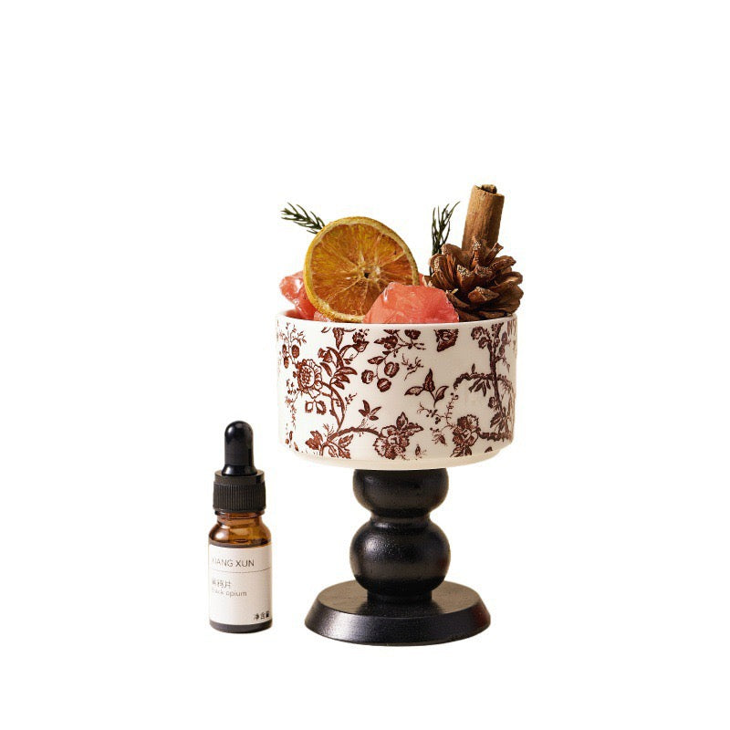 Red Luck Crystal Diffuser Gift Set – Flameless Home Fragrance with Oriental Silk-Velvet Design