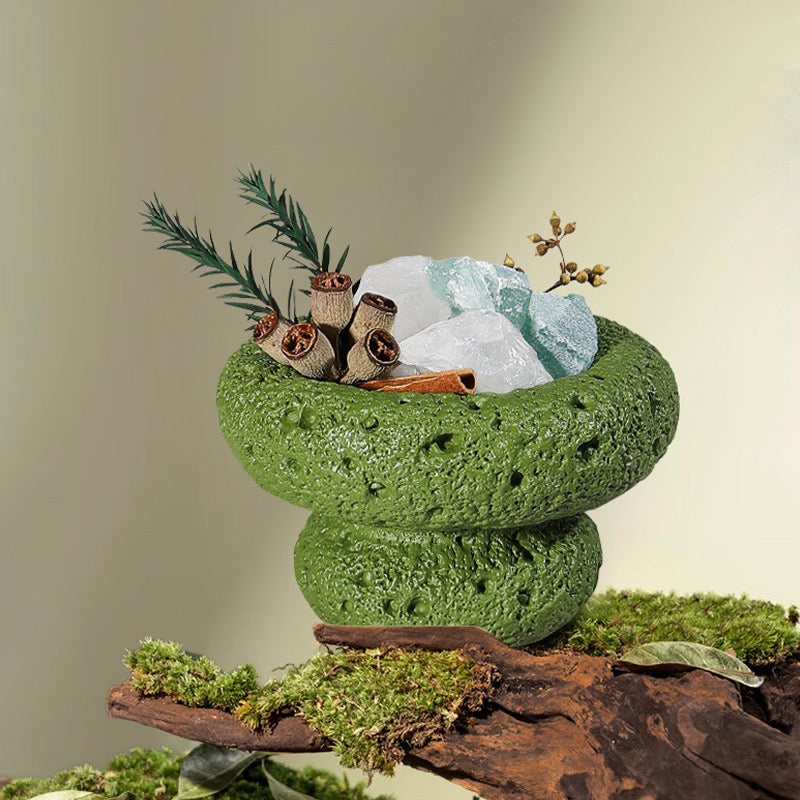 Pure Essence Crystal Aromatherapy Gift Set – Handcrafted Stone Diffuser with Natural Crystals, Botanical Accents & Essential Oil | A Luxury Flame-Free Aroma Ritual