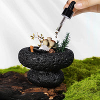 Pure Essence Crystal Aromatherapy Gift Set – Handcrafted Stone Diffuser with Natural Crystals, Botanical Accents & Essential Oil | A Luxury Flame-Free Aroma Ritual