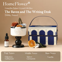 Starlight Crystal Diffuser Gift Set – Flameless Home Fragrance with Oriental Ceramic Design