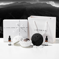 Volcanic Stone Crystal Diffuser – Natural Lava Rock Aromatherapy Ornament with Essential Oil, Long-Lasting Home Fragrance Decor