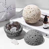 Volcanic Stone Crystal Diffuser – Natural Lava Rock Aromatherapy Ornament with Essential Oil, Long-Lasting Home Fragrance Decor