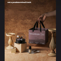 Wild Sanctuary Crystal Aromatherapy Diffuser – Natural Flame-Free Crystal Aroma Set with Essential Oil, Glass Dome & Gift Box – Zen-Inspired Home Decor & Long-Lasting Fragrance