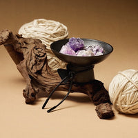 Natural Crystal Stone Aromatherapy Set – Crystal Diffuser with Essential Oils and Scented Candle for Home Fragrance & Relaxation