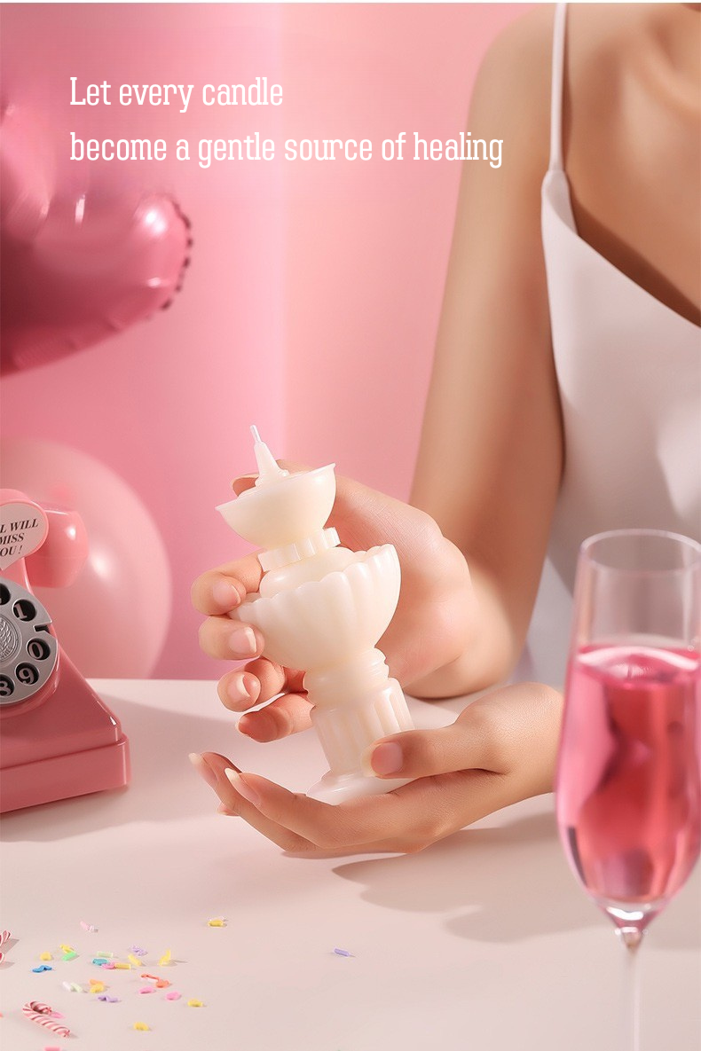 DIY Wishing Pool Scented Candle Gift Set – Soy Wax, Shell & Crystal Accessories, Aromatherapy Home Decor