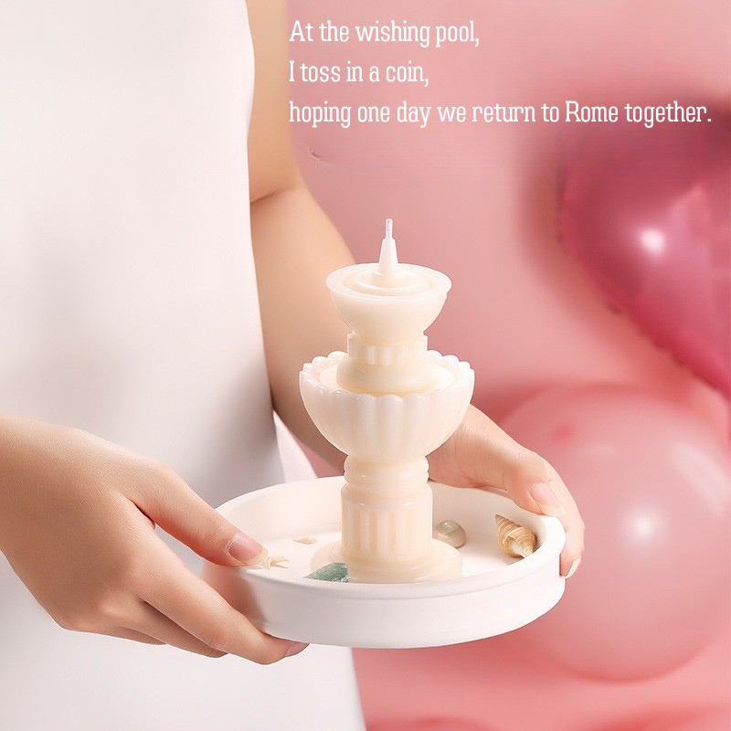 DIY Wishing Pool Scented Candle Gift Set – Soy Wax, Shell & Crystal Accessories, Aromatherapy Home Decor