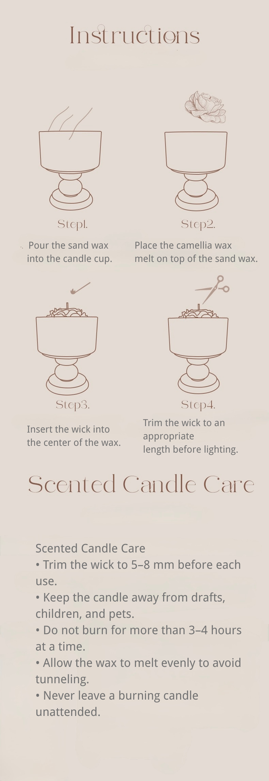 Camellia Bloom Scented Candle Gift Set